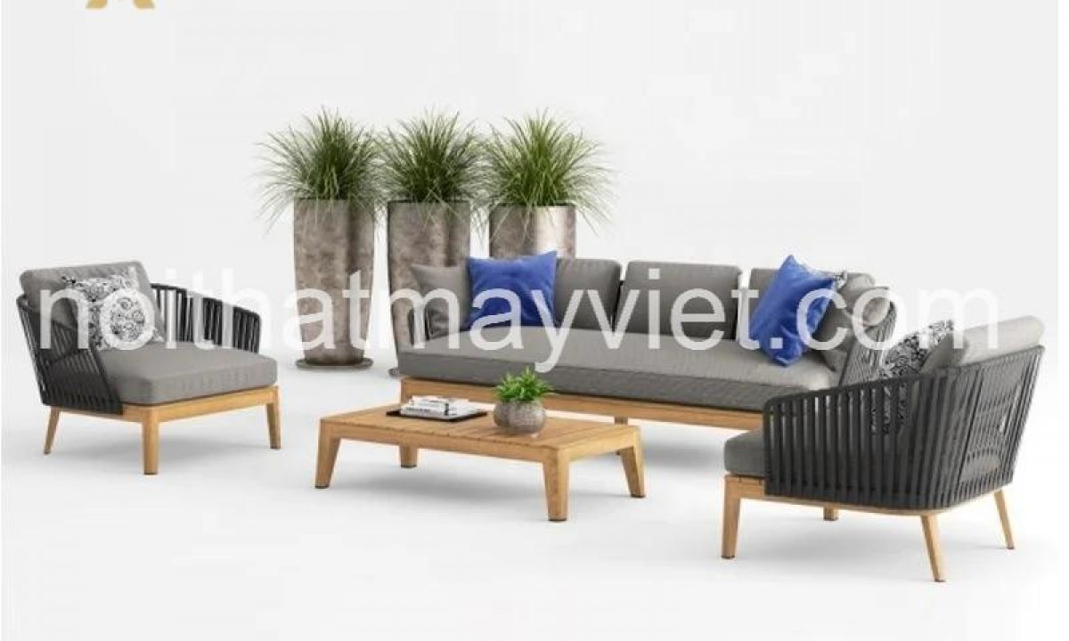 Bàn Ghế Sofa Mây Tre BGSF0032